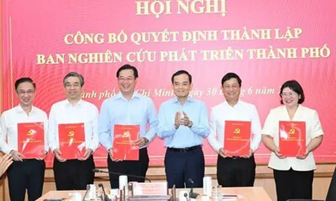 Ông Trần Lưu Quang làm Trưởng Ban Nghiên cứu phát triển Thành phố