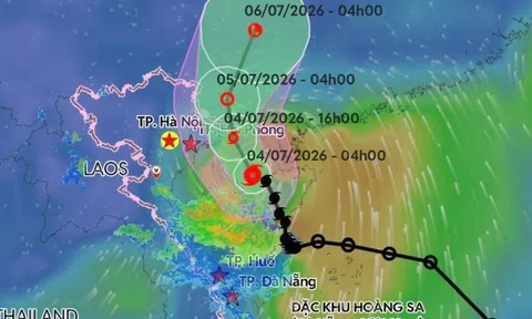 Bão vào vịnh Bắc Bộ, Hưng Yên - Quảng Ninh gió mạnh từ trưa nay