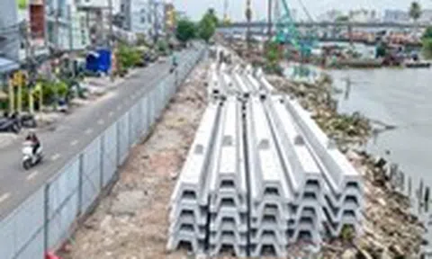 Chỉ còn vướng 47/1.604 mặt bằng, nhiều gói thầu dự án bờ Bắc kênh Đôi sẽ hoàn thành năm nay