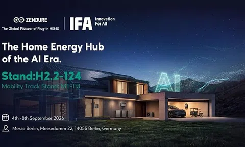 Zendure giới thiệu Agentic HEMS tại IFA 2026: "Trung tâm năng lượng gia đình của kỷ nguyên AI"