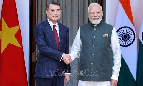 Thủ tướng Lê Minh Hưng hội đàm với Thủ tướng Ấn Độ Narendra Modi