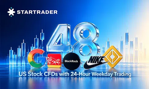 STARTRADER bổ sung 48 sản phẩm CFD cổ phiếu Mỹ với thời gian giao dịch 24 giờ vào các ngày trong tuần