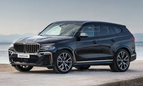 Ảnh phác thảo thiết kế BMW X8 2021