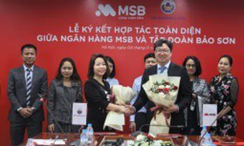 MSB hợp tác toàn diện với Tập đoàn Bảo Sơn