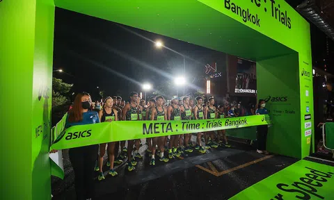 Giải chạy của ASICS tại Bangkok thu hút hàng trăm vận động viên từ Việt Nam và quốc tế