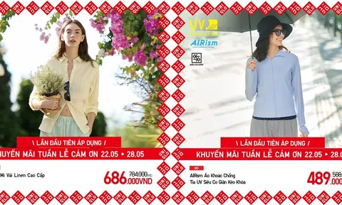 F5 tủ đồ hè với loạt bí kíp săn sale giá cực hời tại Tuần Lễ Cảm Ơn của UNIQLO