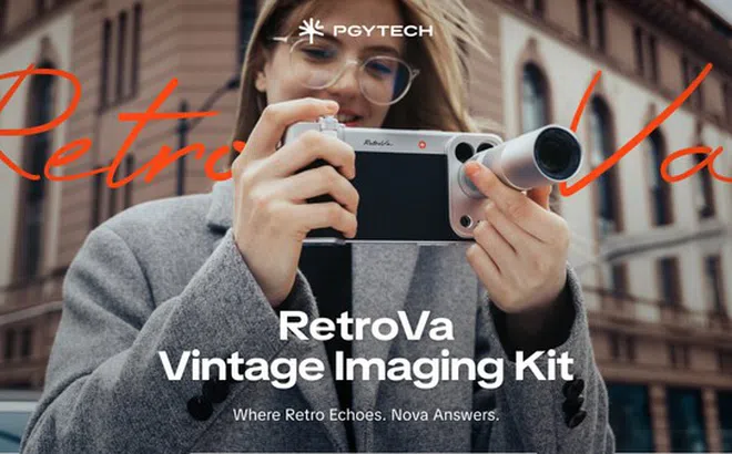 PGYTECH ra mắt RetroVa trên Kickstarter, đổi mới trải nghiệm nhiếp ảnh di động lấy cảm hứng từ máy ảnh