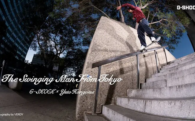 Casio công bố hợp tác đại sứ thương hiệu với vận động viên trượt ván chuyên nghiệp Yuto Horigome