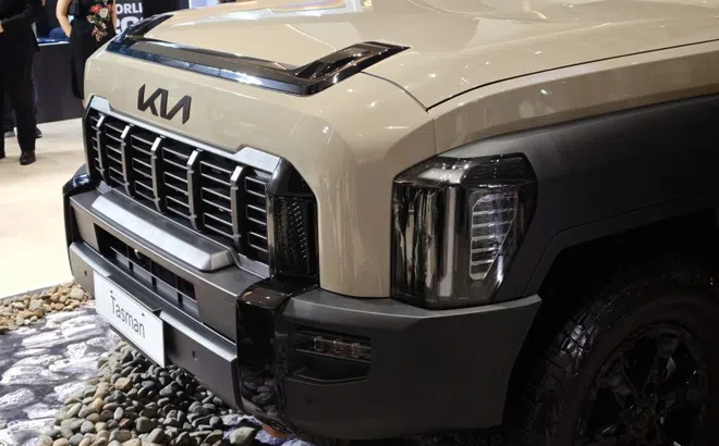 Cận cảnh bán tải Kia Tasman tại Việt Nam, chưa có giá bán