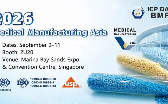 ICP DAS-BMP mang danh mục TPU y tế tiên tiến tới Medical Manufacturing Asia 2026