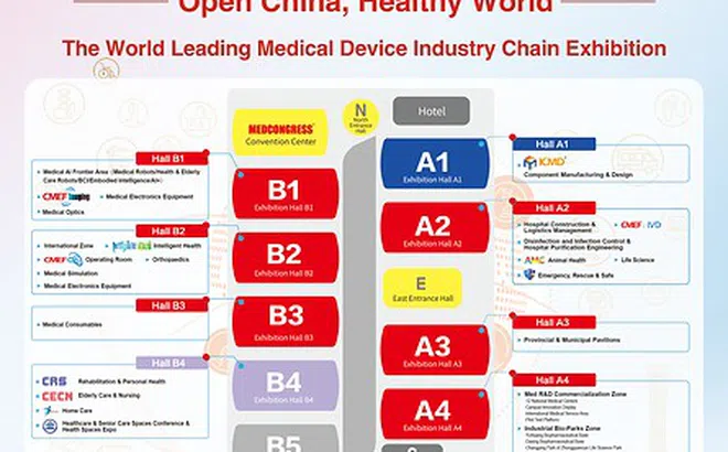 CMEF lần thứ 94, sự kiện hàng đầu thế giới của ngành thiết bị y tế, sẽ khai mạc tại Bắc Kinh từ ngày 21 đến 24 tháng 10