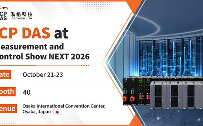 ICP DAS sẽ giới thiệu các giải pháp truyền thông công nghiệp và I/O đáng tin cậy tại Measurement and Control Show NEXT 2026