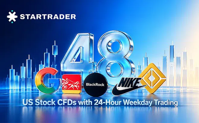 STARTRADER bổ sung 48 sản phẩm CFD cổ phiếu Mỹ với thời gian giao dịch 24 giờ vào các ngày trong tuần