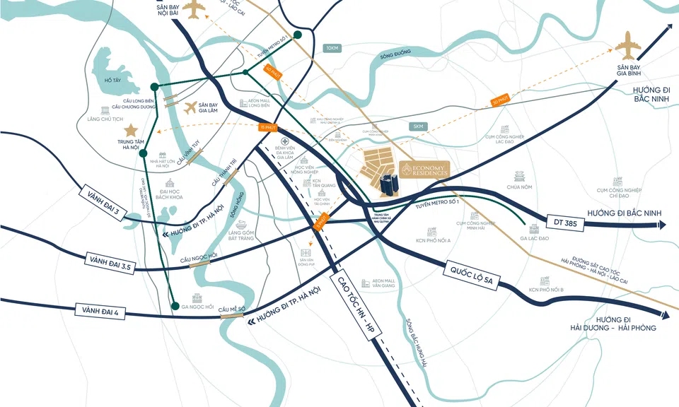 Hưởng ứng quy hoạch Hà Nội 100 năm, Economy Residences tung 300 căn hộ cao cấp giá “cực sốc” cho chương trình an cư